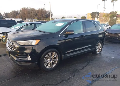2020 Ford Edge Titanium from USA, damaged, VIN 2FMPK3K90LBA55858